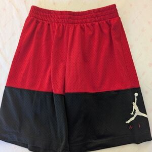 Red and Black Jordan Athletic Shorts
